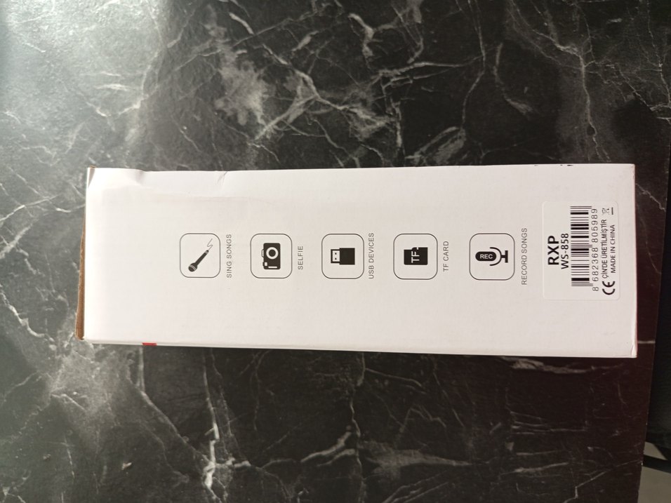 Mavi Kablosuz Mikrofon WS-858
karaoke mikrofon - Görsel 3