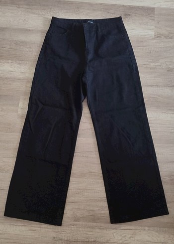 siyah bol paça pantolon