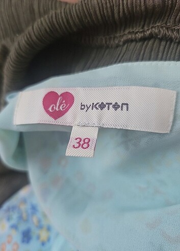 38 Beden çeşitli Renk Koton bluz 