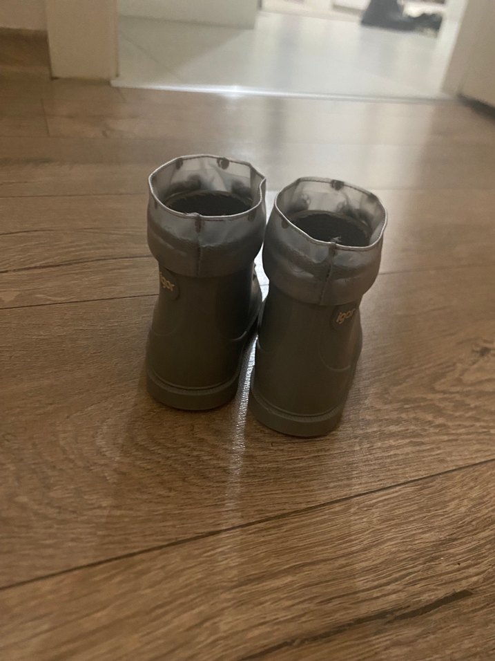 Gri Lastik Erkek Çocuk Botları - Görsel 3