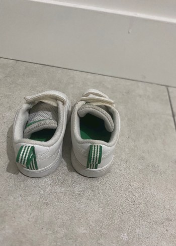 Beyaz Cırt Cırtlı Erkek Çocuk Spor Ayakkabı - Görsel 4