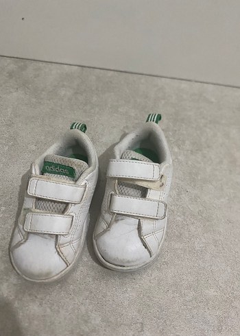 Beyaz Cırt Cırtlı Erkek Çocuk Spor Ayakkabı - Görsel 2