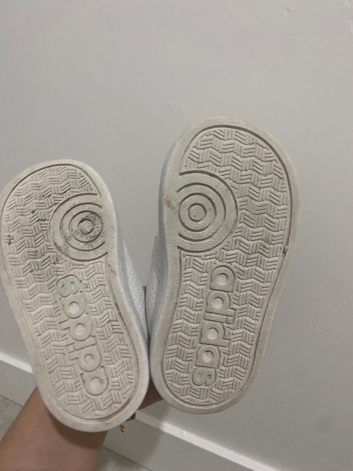 Beyaz Cırt Cırtlı Erkek Çocuk Spor Ayakkabı - Görsel 3