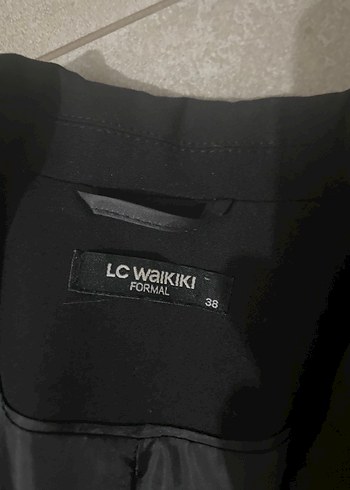 Düğmeli Siyah Kadın Blazer Ceket - Görsel 4