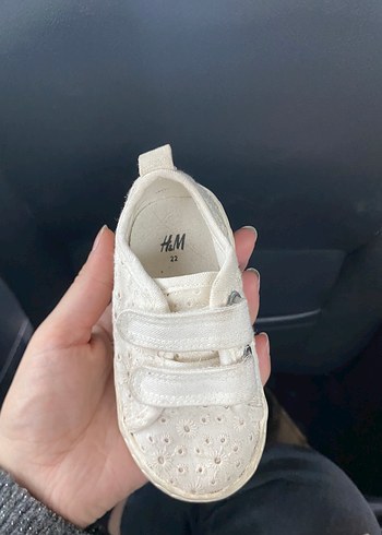 Kız Çocuk Beyaz Cırt Cırtlı Spor Ayakkabı - Görsel 3