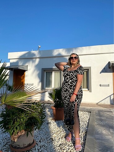 Trendyol & Milla Desenli elbise