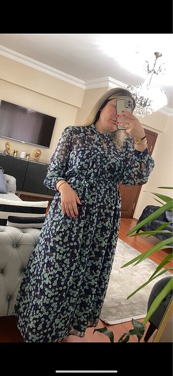 LC Waikiki Desenli elbise