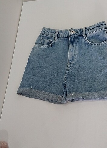 s Beden mavi Renk Zara jean şort