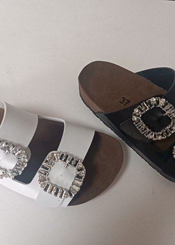 Birkenstock Tokalı taşlı bayan terlik