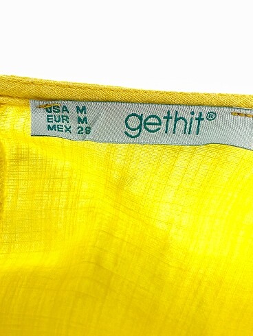 m Beden sarı Renk Diğer Bluz %70 İndirimli.