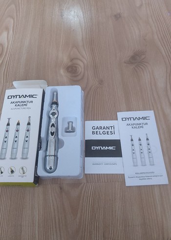 Dynamic Gri-Beyaz Akupunktur Kalemi Kesinlikle sıfırdır