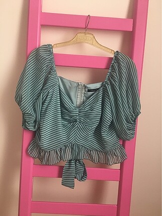 Trendyol Milla mint crop bluz