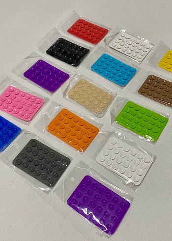 Çok Renkli Telefon Vantuzu - Görsel 3