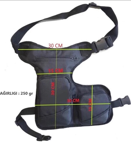 MOTOSİKLET BACAK ÇANTASI - Görsel 4
