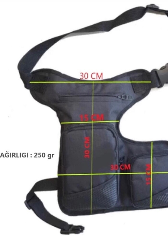 MOTOSİKLET BACAK ÇANTASI - Görsel 4