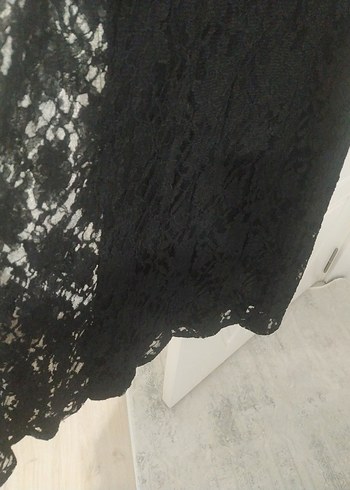 Uzun Kollu Siyah Piliseli Uzun Elbise - Görsel 3