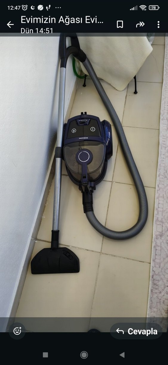 Samsung Mavi Gri Elektrikli Süpürge - Görsel 2