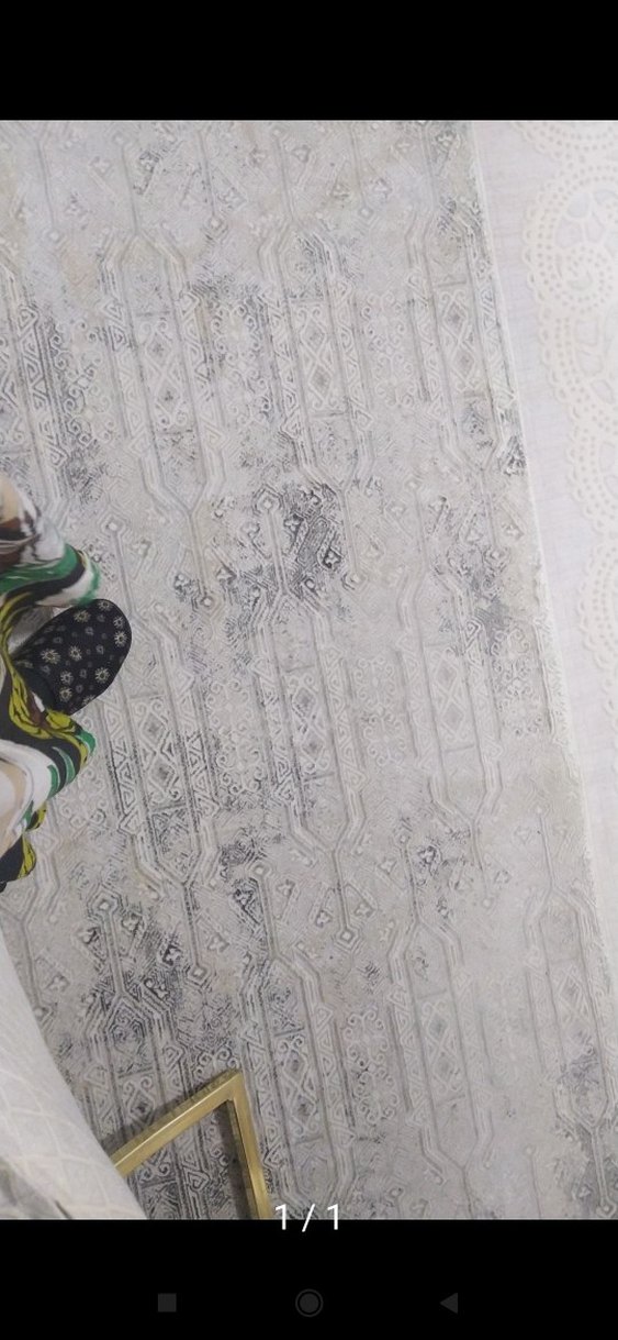 Gri Bohem Desenli Halı sopot ürün - Görsel 3