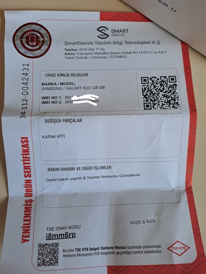 Galaxy a33 5g garantili - Görsel 3