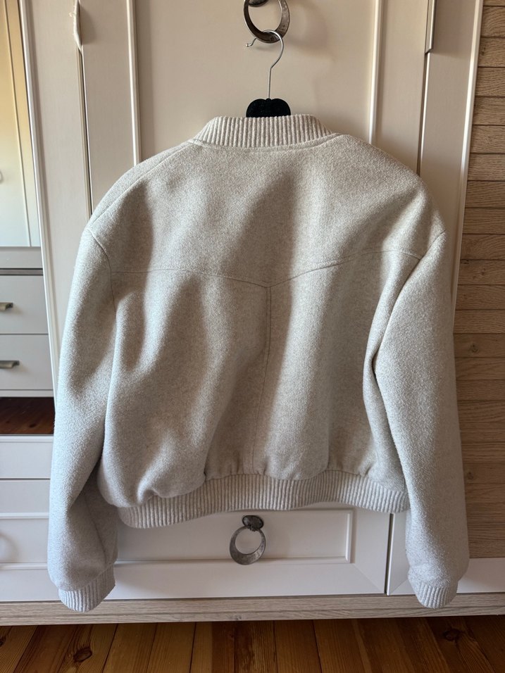 Zara Düğmeli Midi Kadın Ceket - Görsel 3