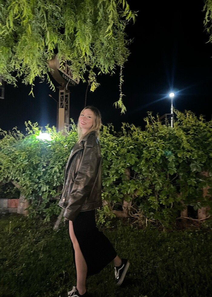 Zara deri ceket - Görsel 4