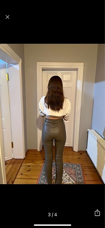 Zara deri pantolon - Görsel 3