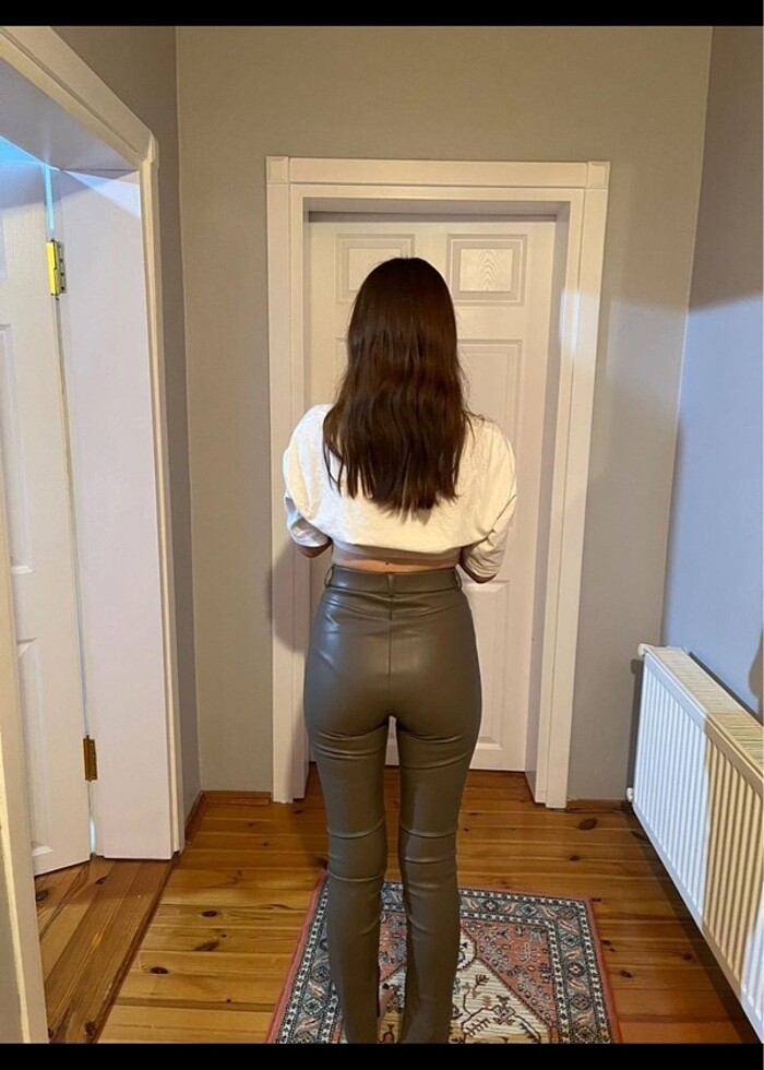 Zara deri pantolon - Görsel 3