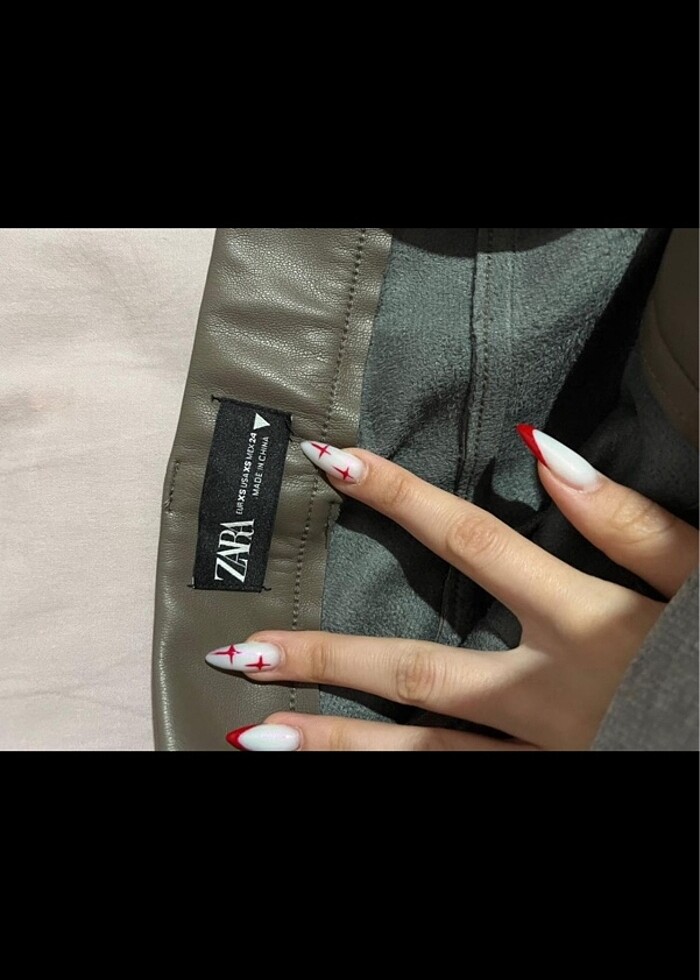 Zara deri pantolon - Görsel 4