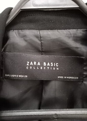 s Beden siyah Renk Zara Blazer ceket siyah
