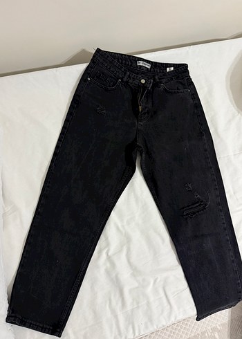 Addax Rahat Ve Sik Siyah Denim Jean