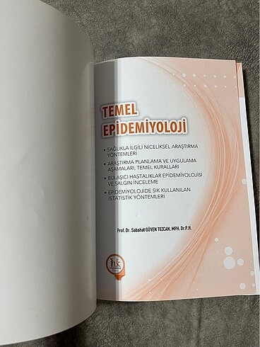  Beden Temel epidemiyoloji