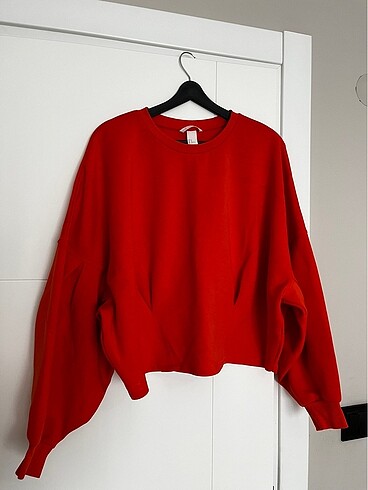 m Beden turuncu Renk Balon kollu sweatshirt
