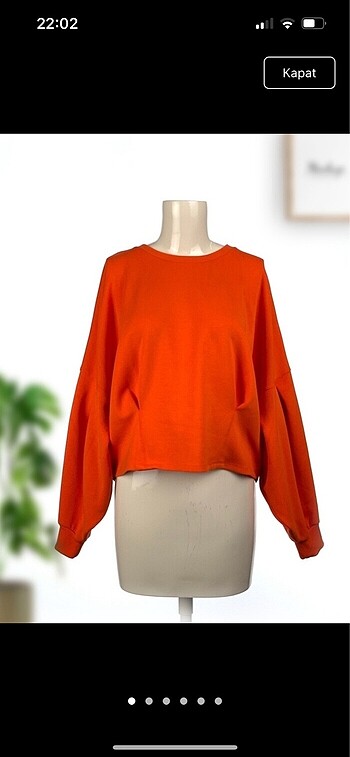 H&M Balon kollu sweatshirt