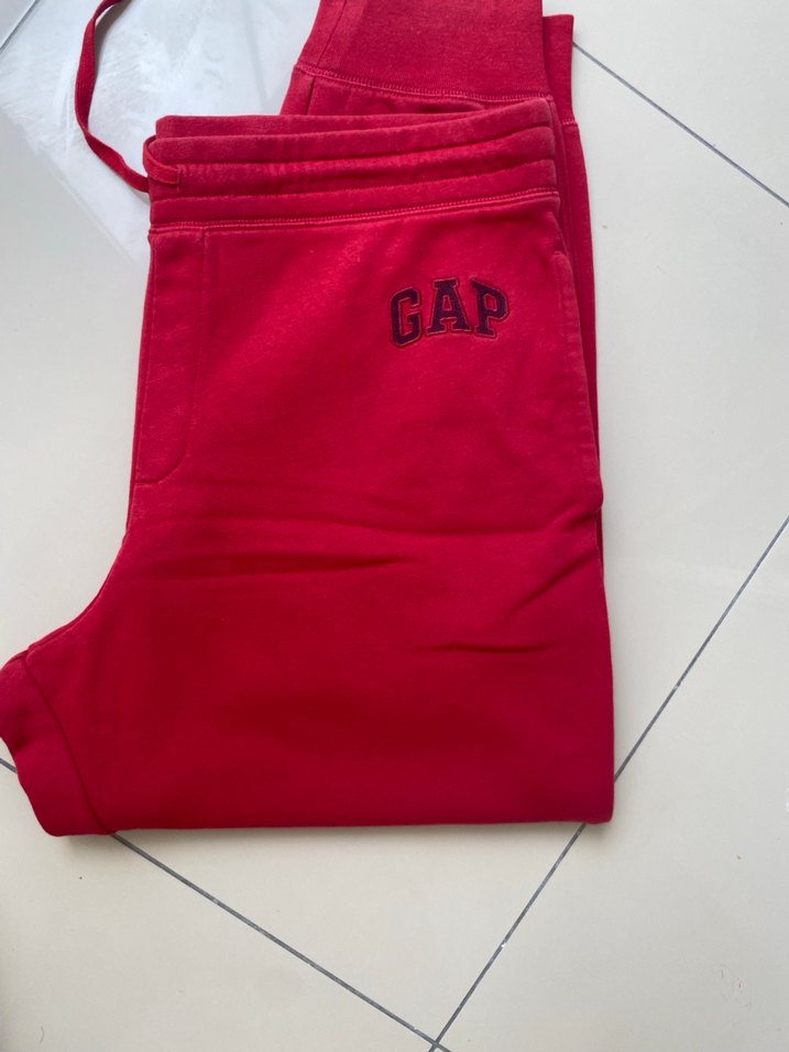 GAP Kırmızı Erkek Eşofman Altı - Görsel 3