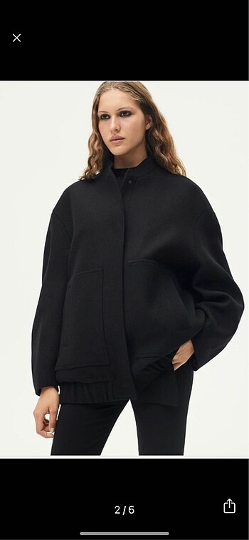 Zara Zara yün bomber