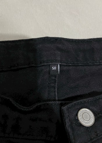 Siyah Mini Kadın Denim Şort - Görsel 3