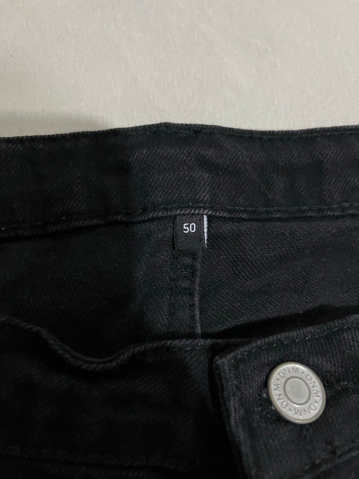 Siyah Mini Kadın Denim Şort - Görsel 3