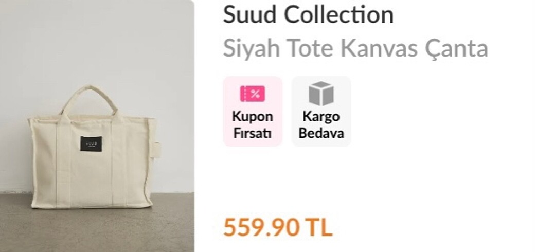 Suud Collection Suud collection Kanvas çanta