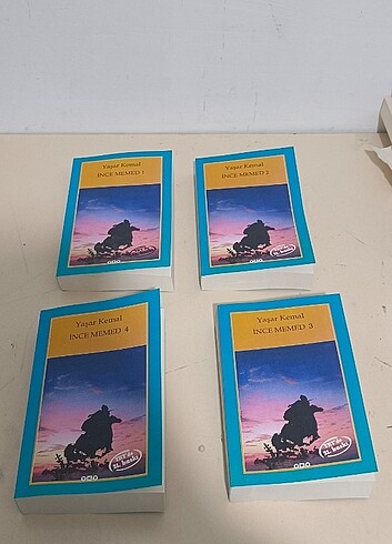 Yaşar Kemal İnce Memed Komple Set 4 kitap 