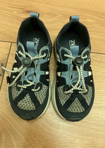 Zara Erkek Cocuk Mavi Yilan Desenli Spor Ayakkabi