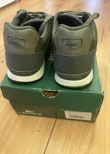 43 Beden haki Renk Lacoste Yeşil Erkek Spor Ayakkabı