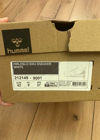 Hummel Gri Detaylı Beyaz Hummel Kadın Spor Ayakkabı