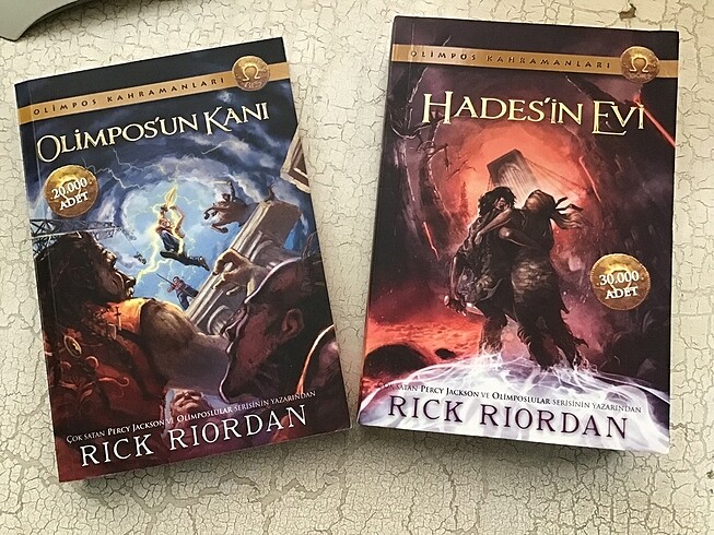 Rick riordan Olimpus kahramanları serisi 4-5