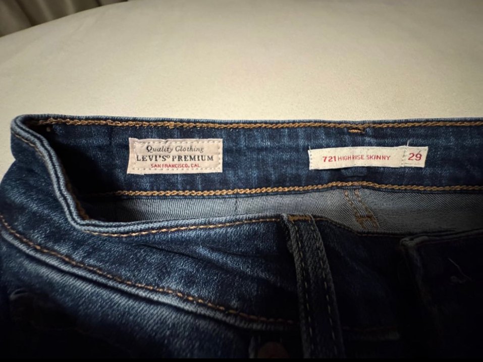 Levi's 721 Yüksek Bel Skinny Jean — görsel 5/7