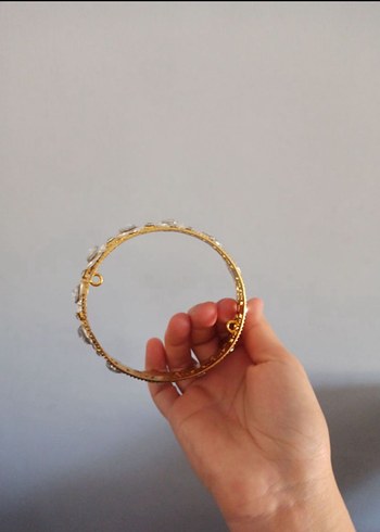 Gold Parlak Çocuk Takı Renkli Desenli - Görsel 4