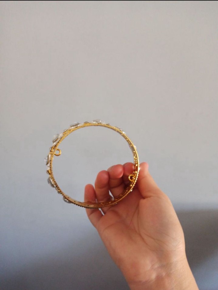 Gold Parlak Çocuk Takı Renkli Desenli - Görsel 4