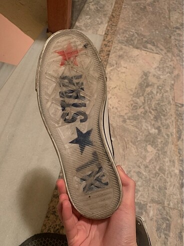 38 Beden siyah Renk SİYAH CONVERSE