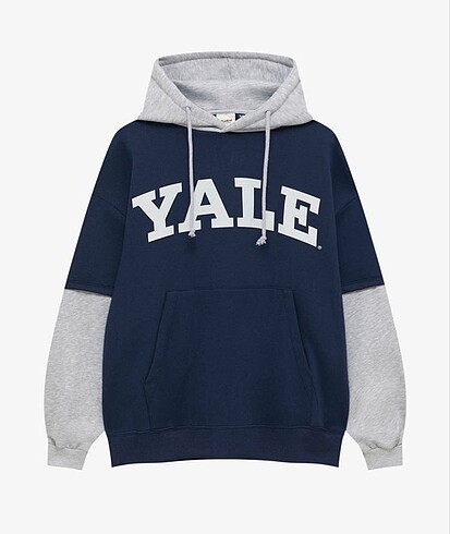 Yale baskılı sweatshirt