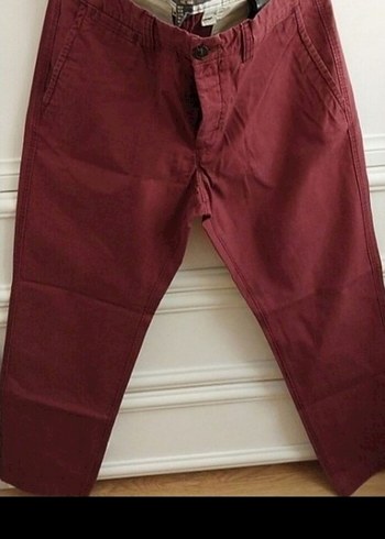 Bordo Regular Fit Erkek Pantolon