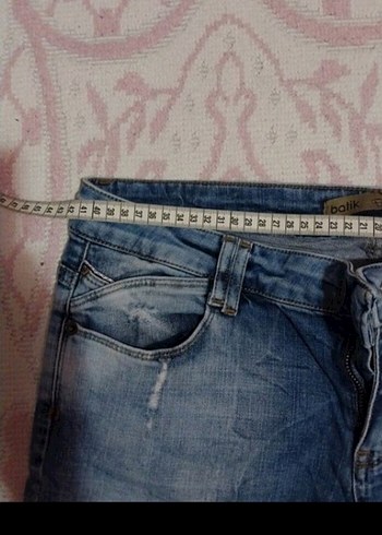 40 Beden Kadın Mavi Denim Regular Fit Kot Pantolon